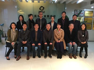深化交流 共促發展——衢州市商貿業聯合會徐九成會長一行來訪我會商務秘書服務